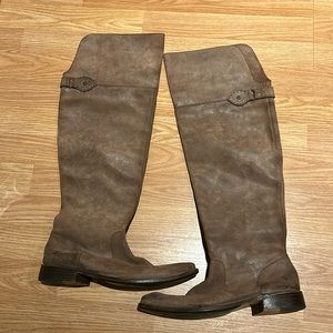 Frye Women’s Size 10 Shirley Over-The-Knee  Brown Boots